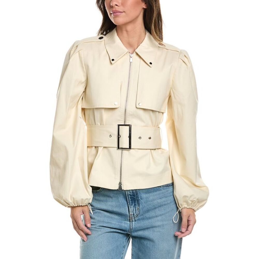 Toccin Womens Brighton Zip Front Jacket, Brown